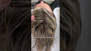Let’s talk Shadow Root! #hairstylist #hair #coloredhair #highlights