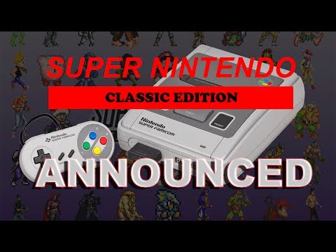 SNES CLASSIC ANNOUNCED!
