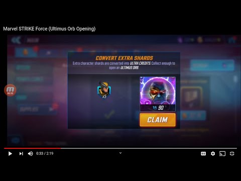 Marvel STRIKE Force (Ultimus Orb Opening)