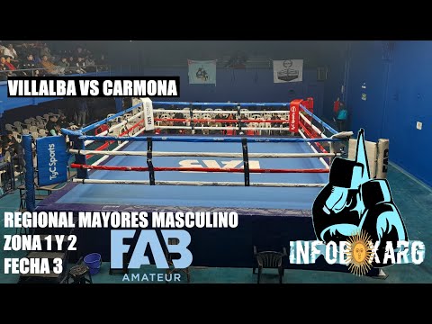 LUCAS VILLALBA VS TOBIAS CARMONA, CATEGORIA 60KG, REGIONAL MAYORES MASCULINO FAB, FECHA 3.
