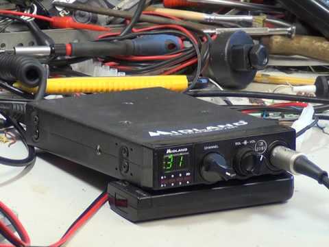 Midland 77-104D (CB27/81) CB radio (Mobile) - On the air test