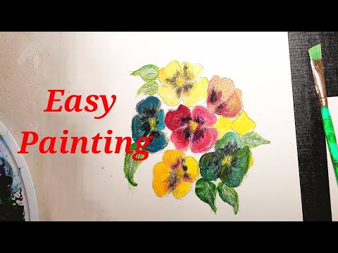 Easy Flower Painting with Watercolor