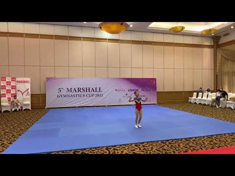 5th MARSHALL GYMNASTICS CUP 2022 - Michiko Aileen Lim ( Aerobic Gymnastics ND IW 6-8th )