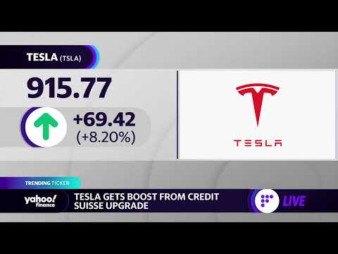 Tesla stock jumps after Credit Suisse upgrades shares