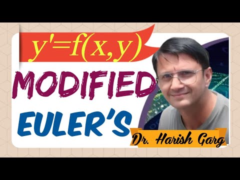 Modified Euler's Method | Easiest Way to Solve