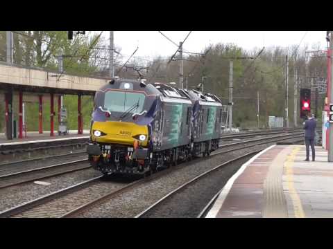 88001/88002 0z88 Carlisle - Crewe, 11th April 2017
