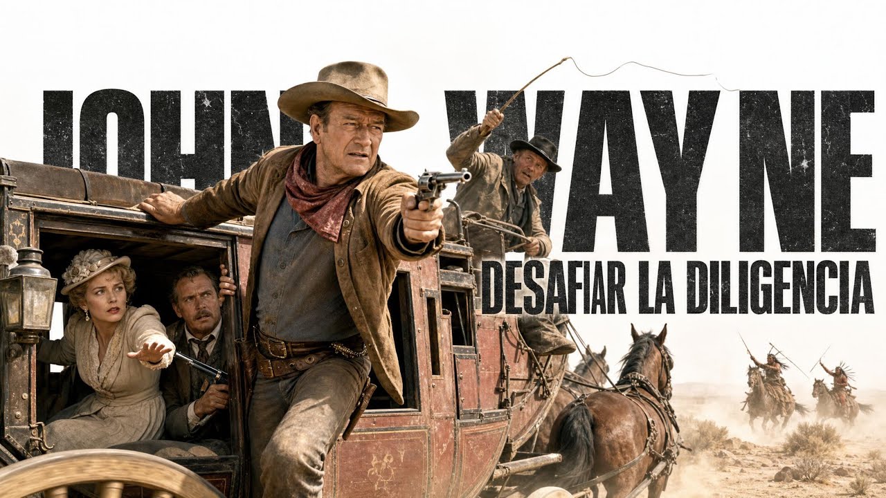Extraños rumbo al mismo destino! | John Wayne | Desafiar la Diligencia | Pelicula Completa
