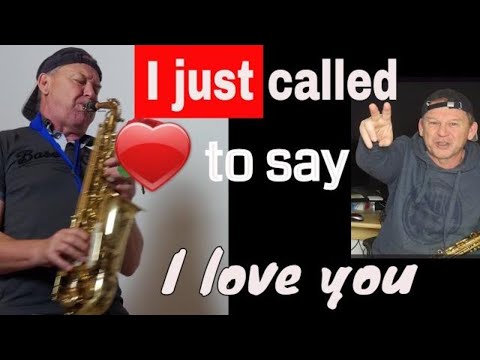 I just called to say, ALTO Sax Solo, Sheets,Backingtrack