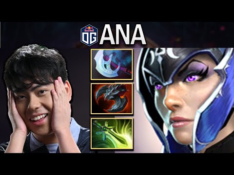 OG.ANA LUNA WITH BUTTERFLY-MANTA - DOTA 2 7.29 GAMEPLAY