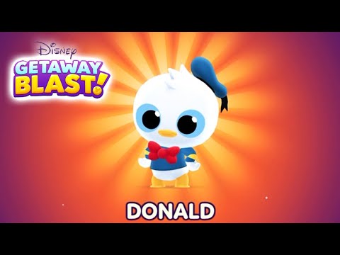 Disney Getaway Blast - New Character Unlocked DONALD DUCK | Part 8