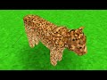 Animals Fight Brown Cow Vs Leopard Fountain Crossing Color Stampede Choose Minecraft