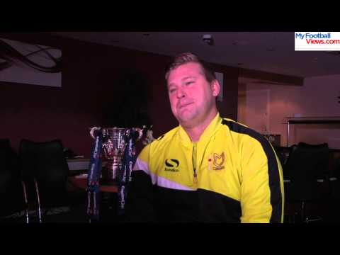 Karl Robinson: Players react to drawing Man United