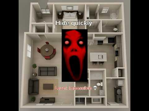 Choose a place to hide. Survive until the end. #hideandseek #survive #horror #game