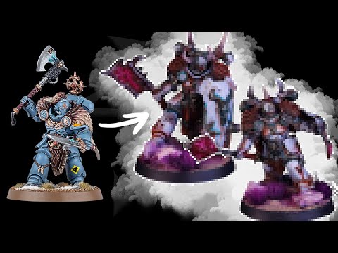 Turning Space Wolves HEADTAKERS into Chaos Space Marines - Warhammer KITBASH