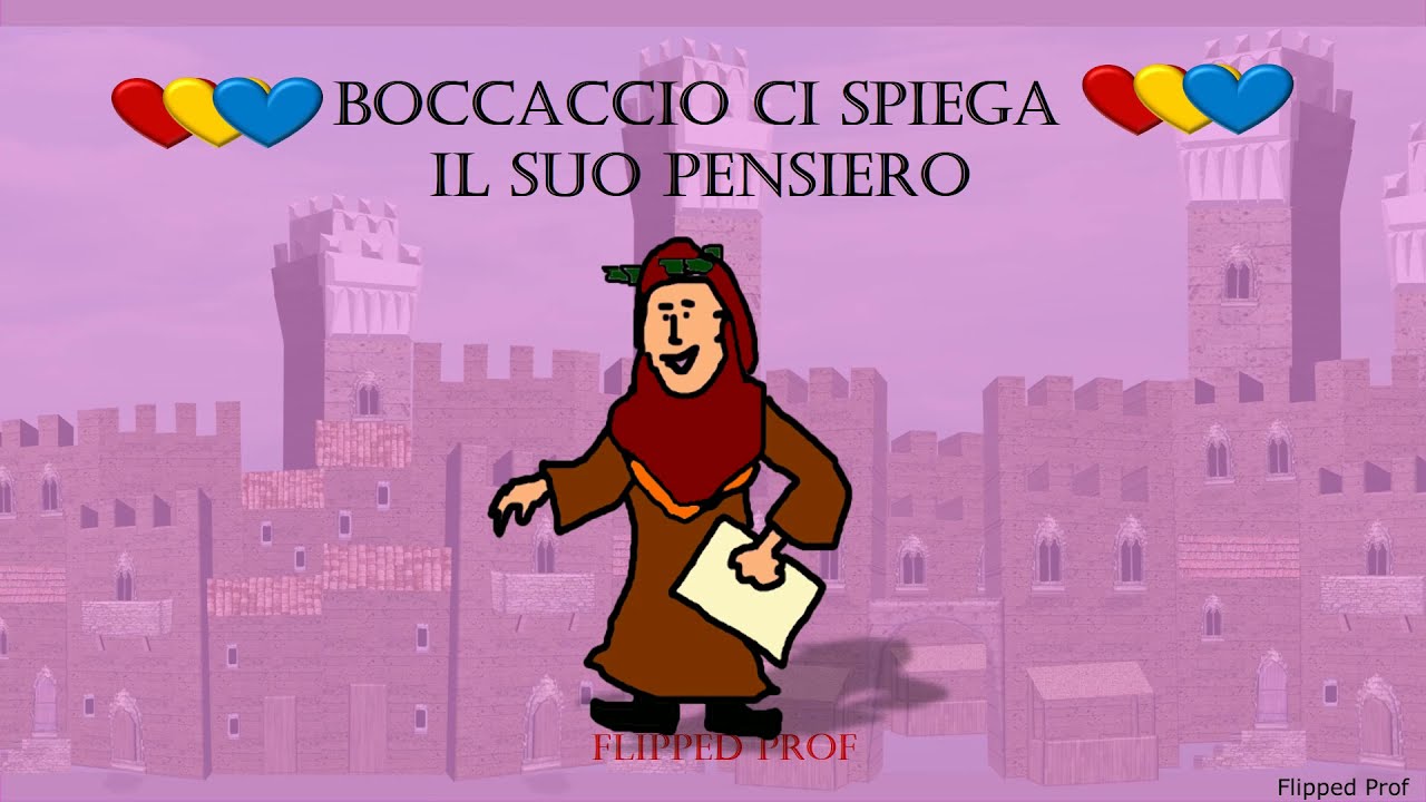 Boccaccio ci spiega il suo pensiero in 4 minuti