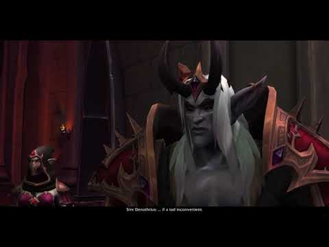 Sire Denathrius Revendreth - Cutscene - WoW Shadowland