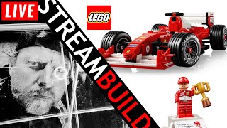 🔴 Building LEGO Ferrari F2004 & Michael Schumacher (11375) Live! - Part 2 Finale