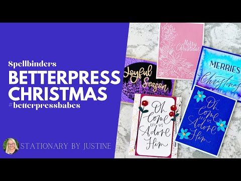 Glimmered BetterPress & Sealed for Christmas