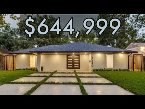 Touring a Modern Luxury Home Remodel in HOUSTON TEXAS | Contemporary House Tour