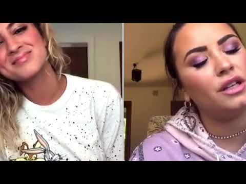 Demi Lovato - Stone Cold (feat. Tori Kelly) on Instagram Live