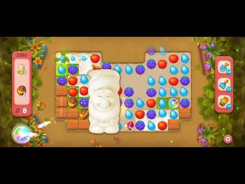 Gardenscapes Level 2305 [Hard Level] #androidgameplay #gardenscapesgame #tranding #powerseekers #gam