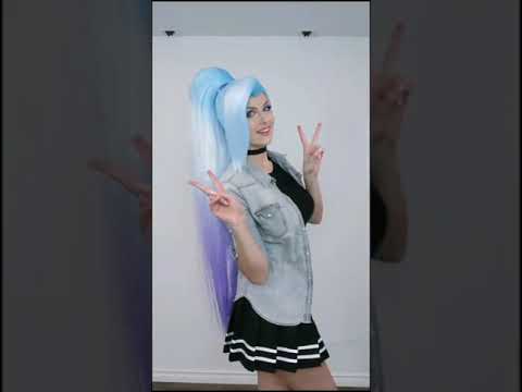 our wig🌊I wish my hair really looked like this! the video on how to style this wig is on our yt chan