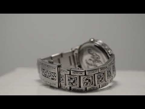 Hand engraving by Mikhail Davydov-Watch Orient