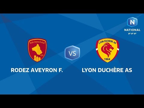 J34 : Rodez AF - Lyon Duchère AS I National FFF 2018-2019