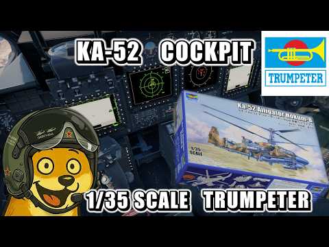 Building and painting a 1/35 Ka-52 military helicopter cockpit