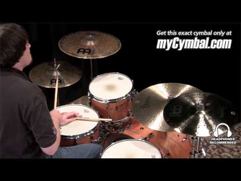 Meinl 16" Byzance Brilliant Medium Thin Crash Cymbal (B16MTC-B-1102412F)