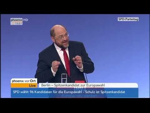 Europa-Parteitag der SPD  - mit Rede von Martin Schulz am 26.01.2014
