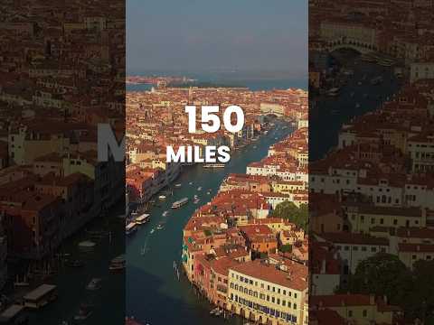 How Venice was built on water and now sinking