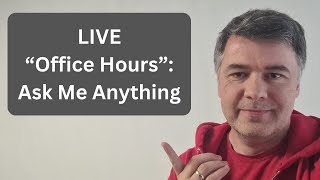 Ask me Anything (30-45 mins)
