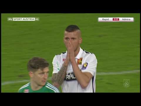 Tipico Bundesliga 16/17, 22. Runde: SK Rapid Wien - Admira Wacker Mödling 0:0 (VIDEO-Highlights)