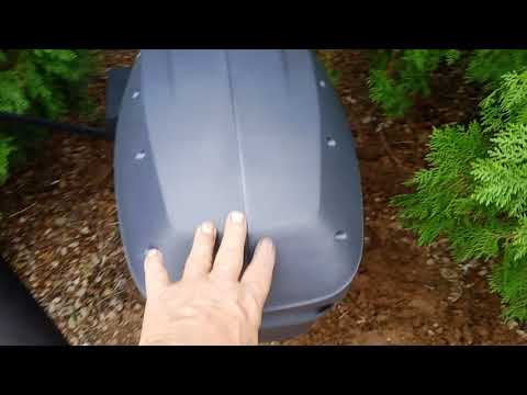 Installed Hoselink Hose Reels in Back Yard