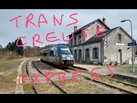 [cab ride] en cabine du TER de Guéret à Felletin