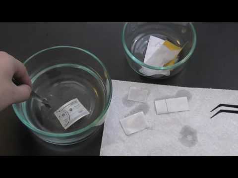 How to soak and separate stamps