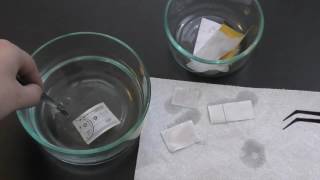 How to soak and separate stamps