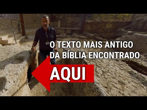 O TEXTO MAIS ANTIGO DA B&Iacute;BLIA na Arqueologia - Passeando no Inferno? Programa a Bíblia Viva Parte 2