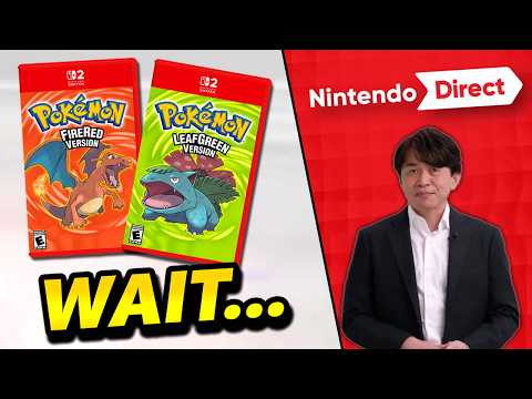 Nintendo Direct NEXT WEEK + Pokemon FireRed & LeafGreen Coming?!