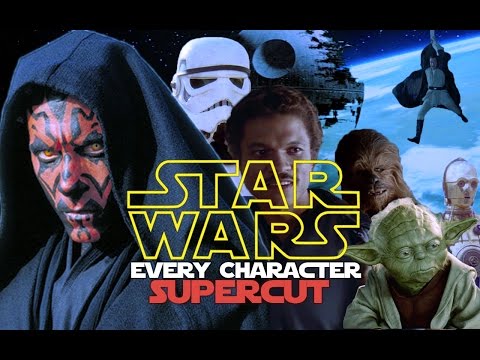 Tutti i personaggi di Star Wars in un video