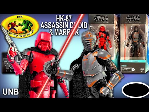 UNBOXING Star Wars The Black Series HK-87 ASSASSIN DROID & MARROK - February 14th 2024 - #starwars