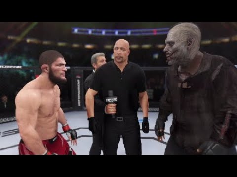 Khabib Nurmagomedov vs The Walking Dead - HALLOWEEN 🎃👻 (EA Sports UFC 4) CPU vs CPU