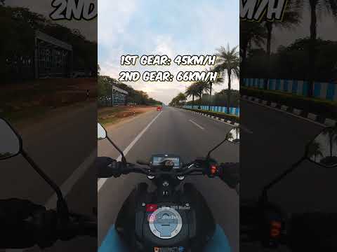 Every Gear Top Speed on the Yamaha MT-15