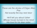 Lou Reed - Edgar Allan Poe Lyrics