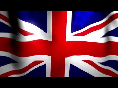 Union Flag (Jack) looping background - free stock footage
