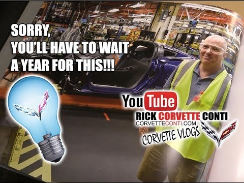 SORRY, YOU WILL HAVE TO WAIT A YEAR FOR THIS CORVETTE FANS! Video