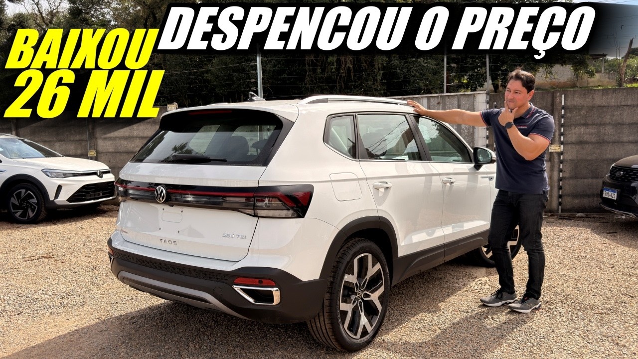 DESPENCOU O PREÇO VW TAOS HIGHLINE 2026 E GANHOU TAXA 0 - Hora de comprar?