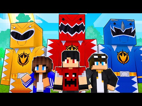 JOGANDO como os POWER RANGERS no Minecraft