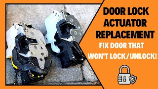 How To Change Door Lock Actuator Chevrolet Cruze 2011-2015